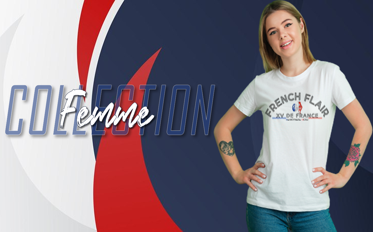Collection T-shirts Rugby pour Femme