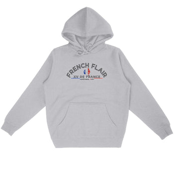 Sweat à capuche - Rugby - French Flair - Hémisphère Nord Hoodie - DRUMMER - Stanley - DTG Gris / S