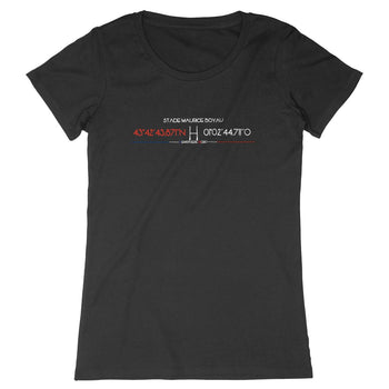 T-shirt Femme - Rugby - Dax - Hémisphère Nord Made in France - T-shirt - Women - DTG Noir / XS