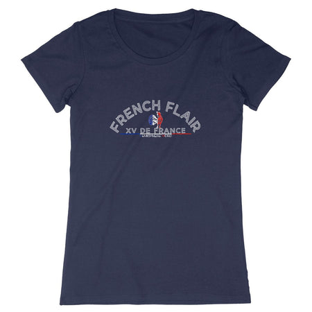 T-shirt Femme - Rugby - French Flair - Hémisphère Nord Made in France - T-shirt - Women - DTG Marine / XS