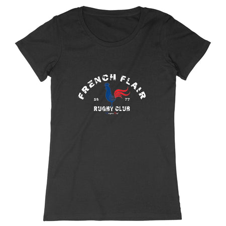 T-shirt Femme - Rugby - French Flair - Hémisphère Nord Made in France - T-shirt - Women - DTG Noir / XS