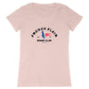 T-shirt Femme - Rugby - French Flair - Hémisphère Nord Premium Plus Rose chiné / XS