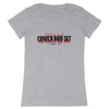 T-shirt Femme - Rugby - Scrum - Hémisphère Nord Made in France - T-shirt - Women - DTG Gris / XS
