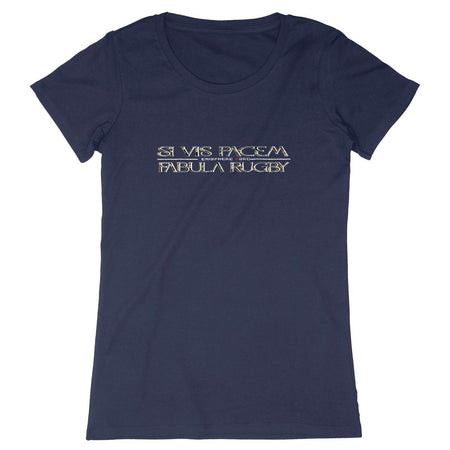 T-shirt Femme - Rugby - Si Vis Pacem - Hémisphère Nord Made in France - T-shirt - Women - DTG Marine / XS