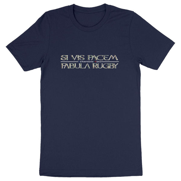 T-shirt Homme - Rugby - Si Vis Pacem - Hémisphère Nord Premium Plus Marine / XS
