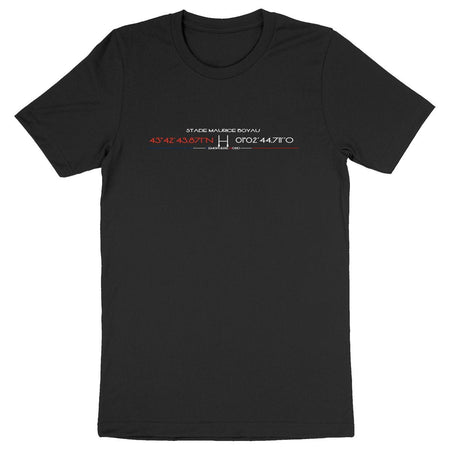 T-shirt Homme - Rugby - Dax - Hémisphère Nord Premium Plus Noir / XS