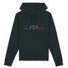 Sweat à capuche - Rugby - France - Hémisphère Nord Hoodie - DRUMMER - Stanley - DTG XS / Noir