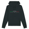 Sweat à capuche - Rugby - Italie - Hémisphère Nord Hoodie - DRUMMER - Stanley - DTG XS / Noir