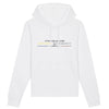 Sweat à capuche - Rugby - La Rochelle - Hémisphère Nord Hoodie - DRUMMER - Stanley - DTG XS / Blanc
