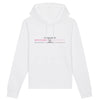 Sweat à capuche - Rugby - Paris - Hémisphère Nord Hoodie - DRUMMER - Stanley - DTG XS / Blanc