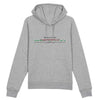Sweat à capuche - Rugby - Pays de Galles - Hémisphère Nord Hoodie - DRUMMER - Stanley - DTG XS / Gris