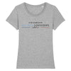 T-shirt Femme - Rugby - Aix-en-Provence - Hémisphère Nord Stanley Stella - Expresser - DTG XS / Gris