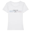 T-shirt Femme - Rugby - Bayonne - Hémisphère Nord Stanley Stella - Expresser - DTG XS / Blanc