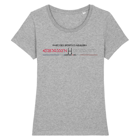 T-shirt Femme - Rugby - Biarritz - Hémisphère Nord Stanley Stella - Expresser - DTG XS / Gris