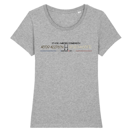 T-shirt Femme - Rugby - Brive - Hémisphère Nord Stanley Stella - Expresser - DTG XS / Gris