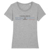 T-shirt Femme - Rugby - Colomiers - Hémisphère Nord Stanley Stella - Expresser - DTG XS / Gris