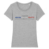 T-shirt Femme - Rugby - France- Hémisphère Nord Stanley Stella - Expresser - DTG XS / Gris