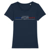 T-shirt Femme - Rugby - France- Hémisphère Nord Stanley Stella - Expresser - DTG XS / Marine