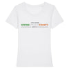 T-shirt Femme - Rugby - Irlande - Hémisphère Nord Stanley Stella - Expresser - DTG XS / Blanc