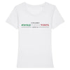 T-shirt Femme - Rugby - Italie - Hémisphère Nord Stanley Stella - Expresser - DTG XS / Blanc