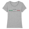 T-shirt Femme - Rugby - Italie - Hémisphère Nord Stanley Stella - Expresser - DTG XS / Gris