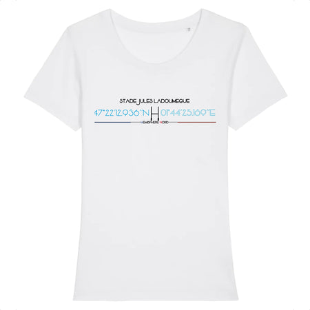 T-shirt Femme - Rugby - Massy - Hémisphère Nord Stanley Stella - Expresser - DTG XS / Blanc