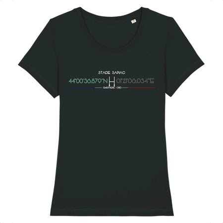 T-shirt Femme - Rugby - Montauban - Hémisphère Nord Stanley Stella - Expresser - DTG XS / Noir
