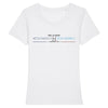 T-shirt Femme - Rugby - Montpellier - Hémisphère Nord Stanley Stella - Expresser - DTG XS / Blanc