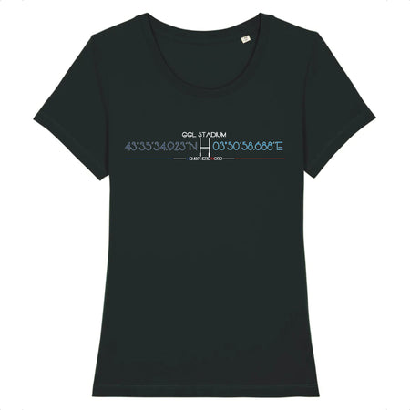 T-shirt Femme - Rugby - Montpellier - Hémisphère Nord Stanley Stella - Expresser - DTG XS / Noir
