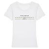 T-shirt Femme - Rugby - Nevers - Hémisphère Nord Stanley Stella - Expresser - DTG XS / Blanc