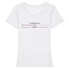T-shirt Femme - Rugby - Paris - Hémisphère Nord Stanley Stella - Expresser - DTG XS / Blanc
