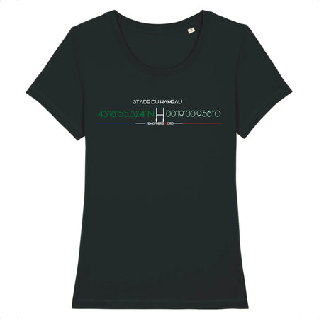 T-shirt Femme - Rugby - Pau - Hémisphère Nord Stanley Stella - Expresser - DTG XS / Noir
