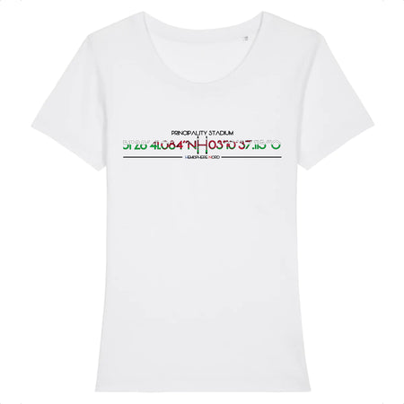 T-shirt Femme - Rugby - Pays de Galles - Hémisphère Nord Stanley Stella - Expresser - DTG XS / Blanc
