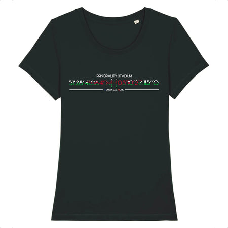 T-shirt Femme - Rugby - Pays de Galles - Hémisphère Nord Stanley Stella - Expresser - DTG XS / Noir