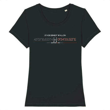 T-shirt Femme - Rugby - Toulouse - Hémisphère Nord Stanley Stella - Expresser - DTG XS / Noir