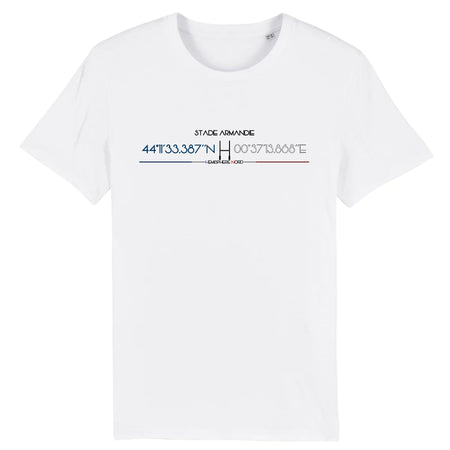 T-shirt Homme - Rugby - Agen - Hémisphère Nord Stanley/Stella Creator - DTG XS / Blanc