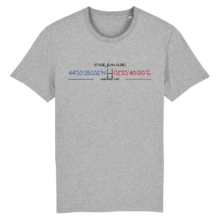T-shirt Homme - Rugby - Aurillac - Hémisphère Nord Stanley/Stella Creator - DTG XS / Gris
