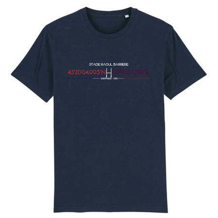 T-shirt Homme - Rugby - Béziers - Hémisphère Nord Stanley/Stella Creator - DTG XS / Marine