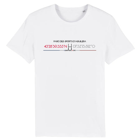 T-shirt Homme - Rugby - Biarritz - Hémisphère Nord Stanley/Stella Creator - DTG XS / Blanc