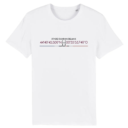 T-shirt Homme - Rugby - Bordeaux Bègles - Hémisphère Nord Stanley/Stella Creator - DTG XS / Blanc