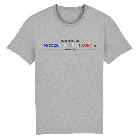 T-shirt Homme - Rugby - France- Hémisphère Nord Stanley/Stella Creator - DTG XS / Gris