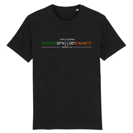 T-shirt Homme - Rugby - Irlande - Hémisphère Nord Stanley/Stella Creator - DTG XS / Noir
