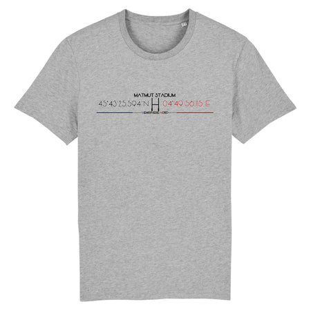 T-shirt Homme - Rugby - Lyon - Hémisphère Nord Stanley/Stella Creator - DTG XS / Gris