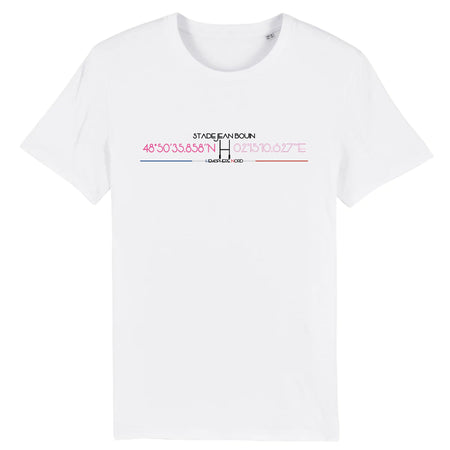 T-shirt Homme - Rugby - Paris - Hémisphère Nord Stanley/Stella Creator - DTG XS / Blanc