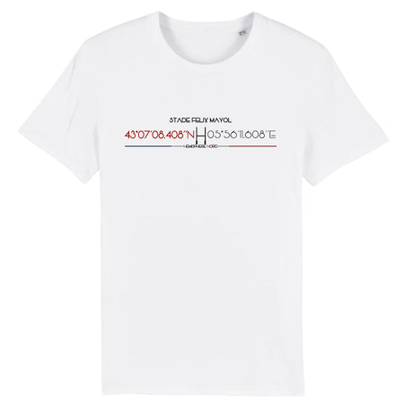 T-shirt Homme - Rugby - Toulon - Hémisphère Nord Stanley/Stella Creator - DTG XS / Blanc