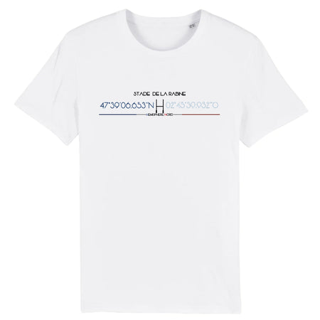 T-shirt Homme - Rugby - Vannes - Hémisphère Nord Stanley/Stella Creator - DTG XS / Blanc