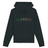 Sweat à capuche - Rugby - Irlande - Hémisphère Nord Hoodie - DRUMMER - Stanley - DTG XS / Noir