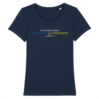 T-shirt Femme - Rugby - Clermont - Hémisphère Nord Stanley Stella - Expresser - DTG XS / Marine