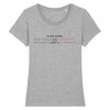 T-shirt Femme - Rugby - Lyon - Hémisphère Nord Stanley Stella - Expresser - DTG XS / Gris