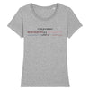 T-shirt Femme - Rugby - Rouen - Hémisphère Nord Stanley Stella - Expresser - DTG XS / Gris